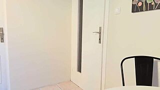 double booking leads to penetration and creampie with roommates