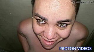 Backstage Shower Fun With Natasha Sub 😏