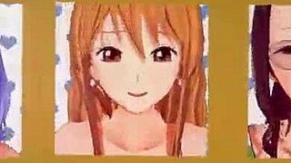 one piece mmd slut dances to orgasm with toys