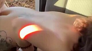 SLIM THICK STREETWALKER WITH PERFECT TITS AND PIERCED NIPPLES GETS BENT OVER AND ASSISTED IN PUBLIC BEFORE TAKING A LOAD ON HER PHAT ASS