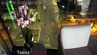 two british teens sucking cock, who will swallow first?