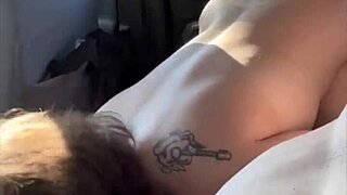 SLIM THICK STREETWALKER WITH PERFECT TITS AND PIERCED NIPPLES GETS BENT OVER AND ASSISTED IN PUBLIC BEFORE TAKING A LOAD ON HER PHAT ASS
