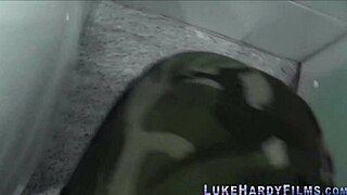 Blonde British Babe Bangs and Sucks Pornstar Hard!