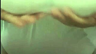Wow, chubby girl strips and shows her big ass!