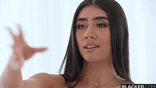 Curvy Violet Myers BBC filled