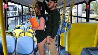 Student Gets Fucked On The Bus In Public With Detailed Actions And Roles