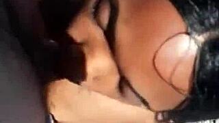 stripper gets shower from fisherman