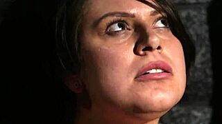 Squirting prisoner gets fingered by dyke marshal in erotic full movie storyline