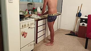 I fuck my pregnant stepdaughter after cooking for her, intense taboo encounter