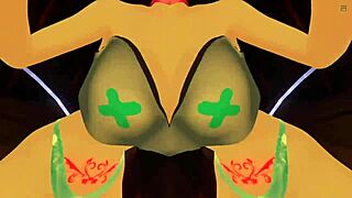 vtuber minnah mia dancing on cam, european hungarian babe teasing with her moves, provocative questions like wanna see more? in the chat, her body swaying seductively