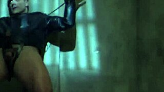 big tits intern gets anal fucked in bondage