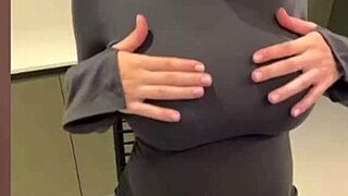 Does Milky Stepmom Lick Her Nipples?