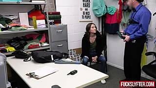 Innocent Girl Works On The Officer's Dick