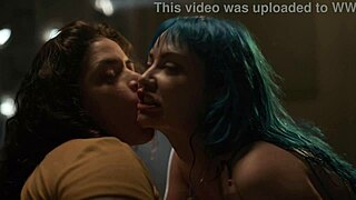 Blue Haired Girl Possessed By Alien