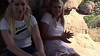 Little Summer Licks Outdoor Threesome!