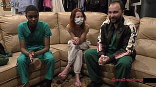 this perverted podiatrist jewel tickles patient's feet in hospital 😈