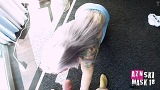 Bambi Blitz Showers In Passionate Gym Fuck!