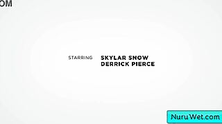 Watch Skylar Snow's big natural tits bounce as Derrick Pierce fucks her deep?