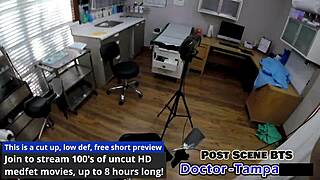 Hey, dr tampa's aria nicole tries a foley catheter with moaning