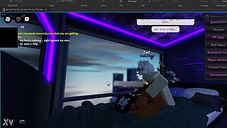 giving a submissive roblox slut backshots until she finishes