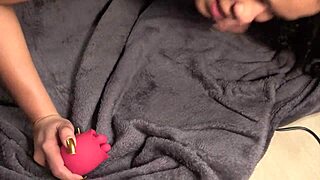 Stepsister Has Two Intense Orgasms With Powerful Vibrator Flower -Xattlalust- POV