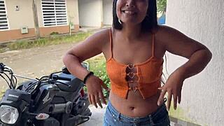 Neighbor help me fix my motorcycle and i'll pay you well