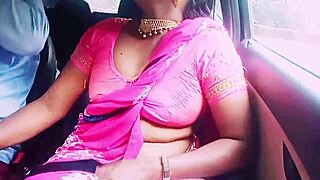 Car sex indian romance beautiful sexy saree housewife with boyfriend telugu dirty talks