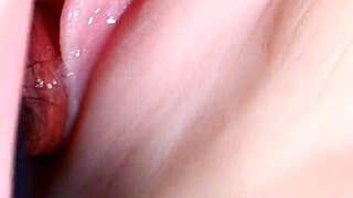 hey girl lubes up her shaved pussy for double penetration