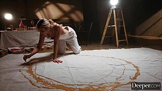 mia the erotic artist captivates her collector