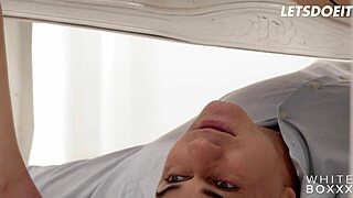 blonde rebecca volpetti enjoys a sensual anal session with a huge cock