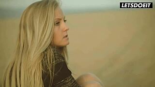 Sicilia and Jimena Lago get wet in bed during sensual lesbian sex with muff diving and passionate kissing