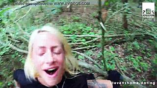 You won't believe how this slut babe gets fucked in public!