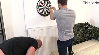 In the garage, I play the dots game with her, leading to wet DP, DAP, DPP, and TP sessions