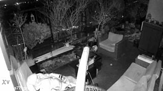 Markus caught jerking and cumming loudly on spy cam outdoors