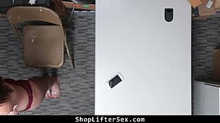 Teen was apprehended under suspicion of shoplifting - shopliftersex