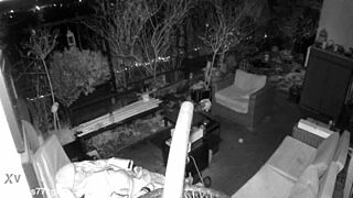 Markus caught jerking and cumming loudly on spy cam outdoors