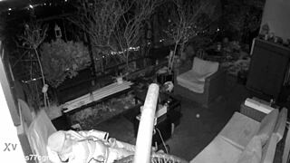 Markus caught jerking and cumming loudly on spy cam outdoors