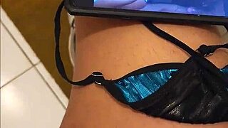 my friend's mom finds me in her bathroom