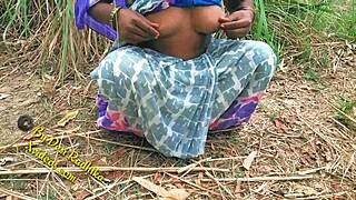 Indian Couple's Outdoor Passion