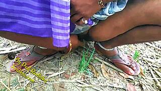 Indian Couple's Outdoor Passion