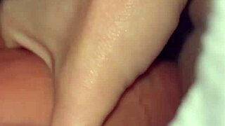 Classic big cock tiny 18+ pussy gets close up in bedroom scene!