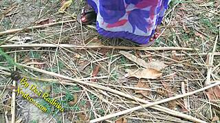 Indian Couple's Outdoor Passion