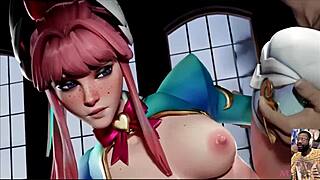 Cum faced benedikta sucks cock, juno gets cute pussy fucked