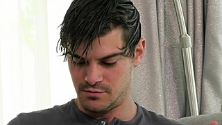 Having sex with your busty wife 😍 Quick threesome fun