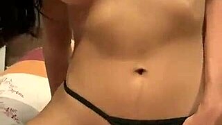 Asian slut cheats her bf after party with blowjob and riding, cumming twice 😏