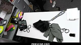 teen following the guards commands to get off the hook