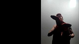 check out this hot chick teasing and showing her dick? gg - more on red