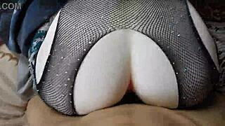 slowly and gently i plunge my hard cock into a deep big ass and passionate moans