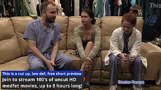 I nervously underwent my first gyno exam with dr tampa as angel santana