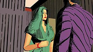 Neha Bhabhi's taboo fuck by tuition teacher: intense contrast